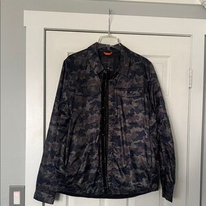 NWOT SWIMS Camden men's over-shirt in a night camo Men's Dark Camouflage size L